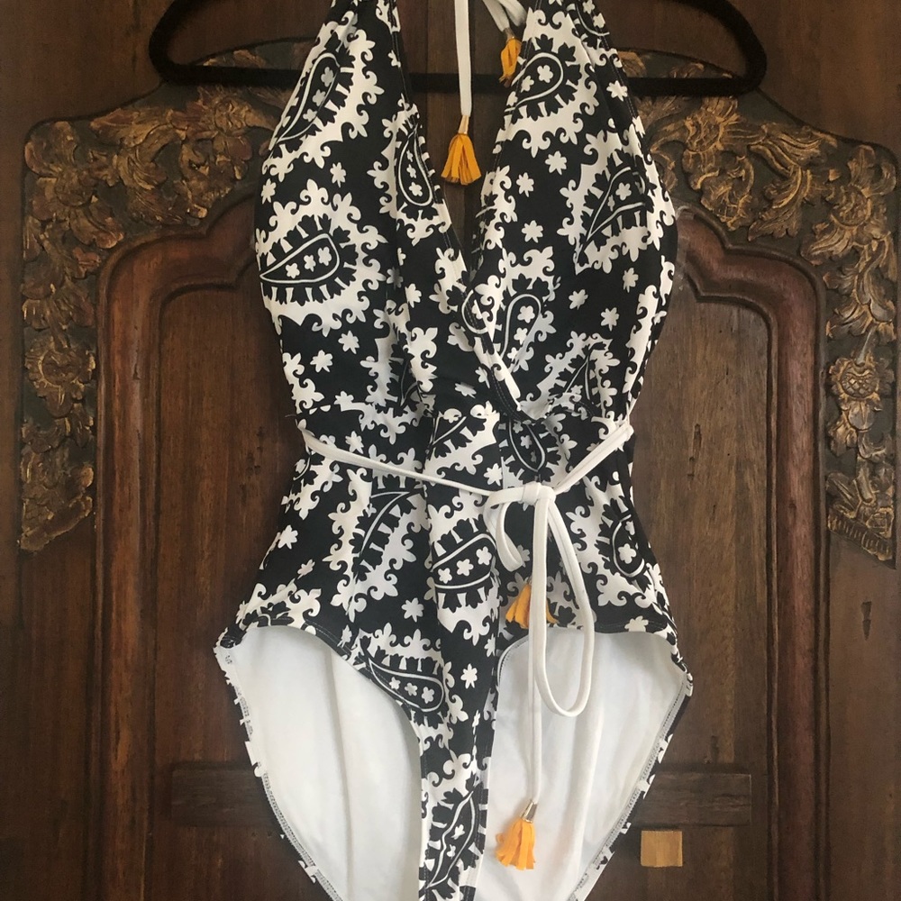 New Women Anne Cole Halter Swimsuit One Piece